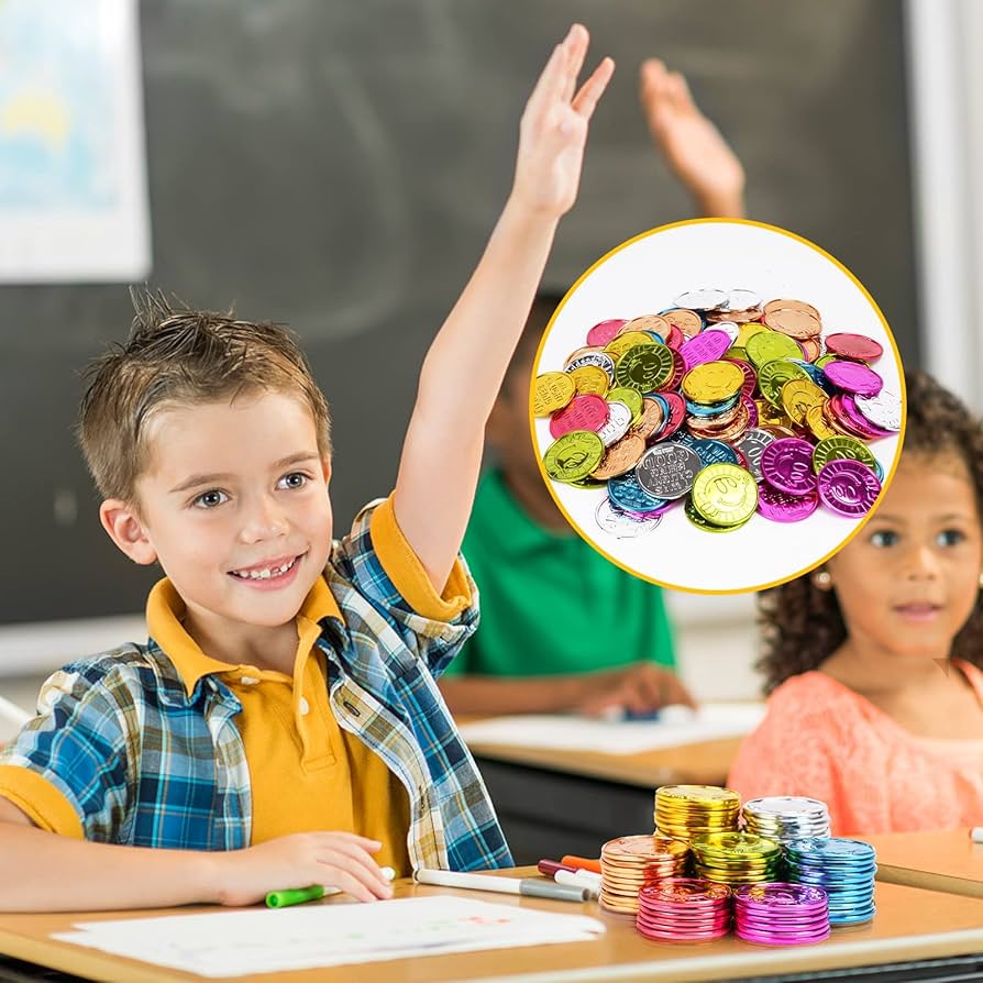 dzieci stackują kolorowe klocki licząc kolejne poziomy