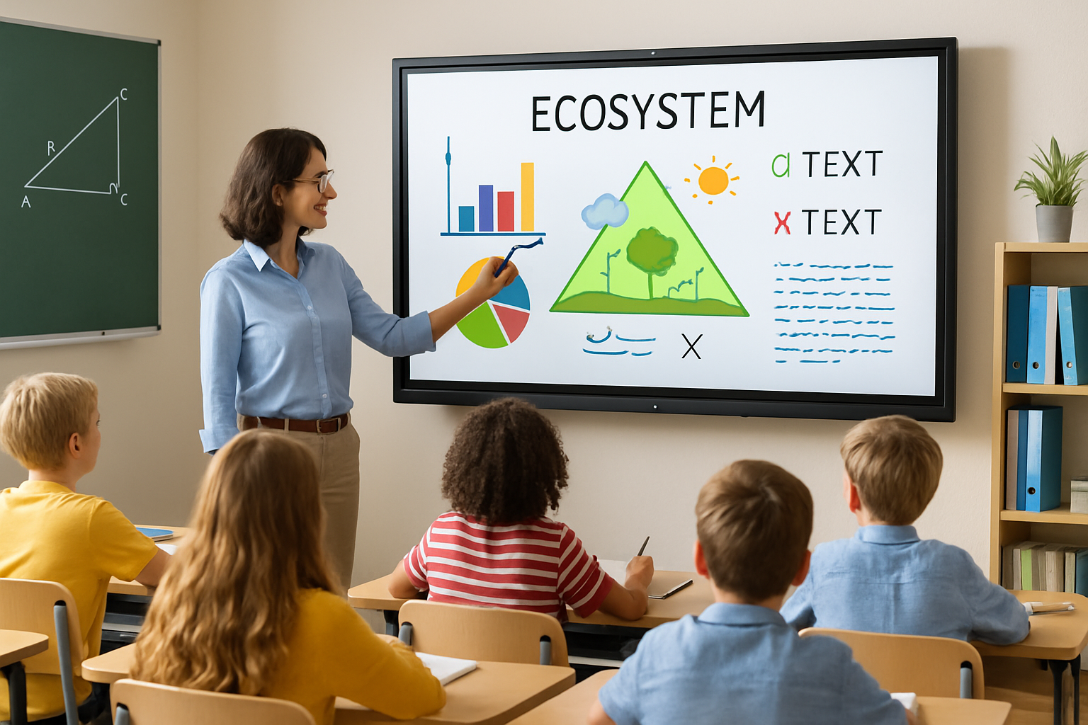 dziecko w okularach VR ogląda wirtualny model układu słonecznego