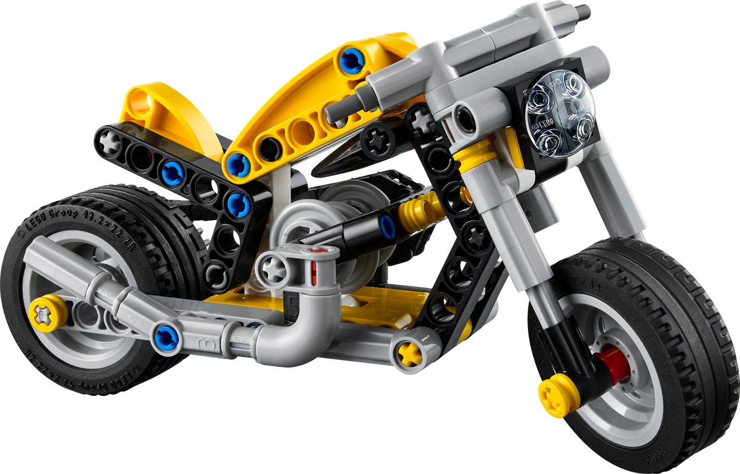 bliski widok kół zębatych w modelu lego technic