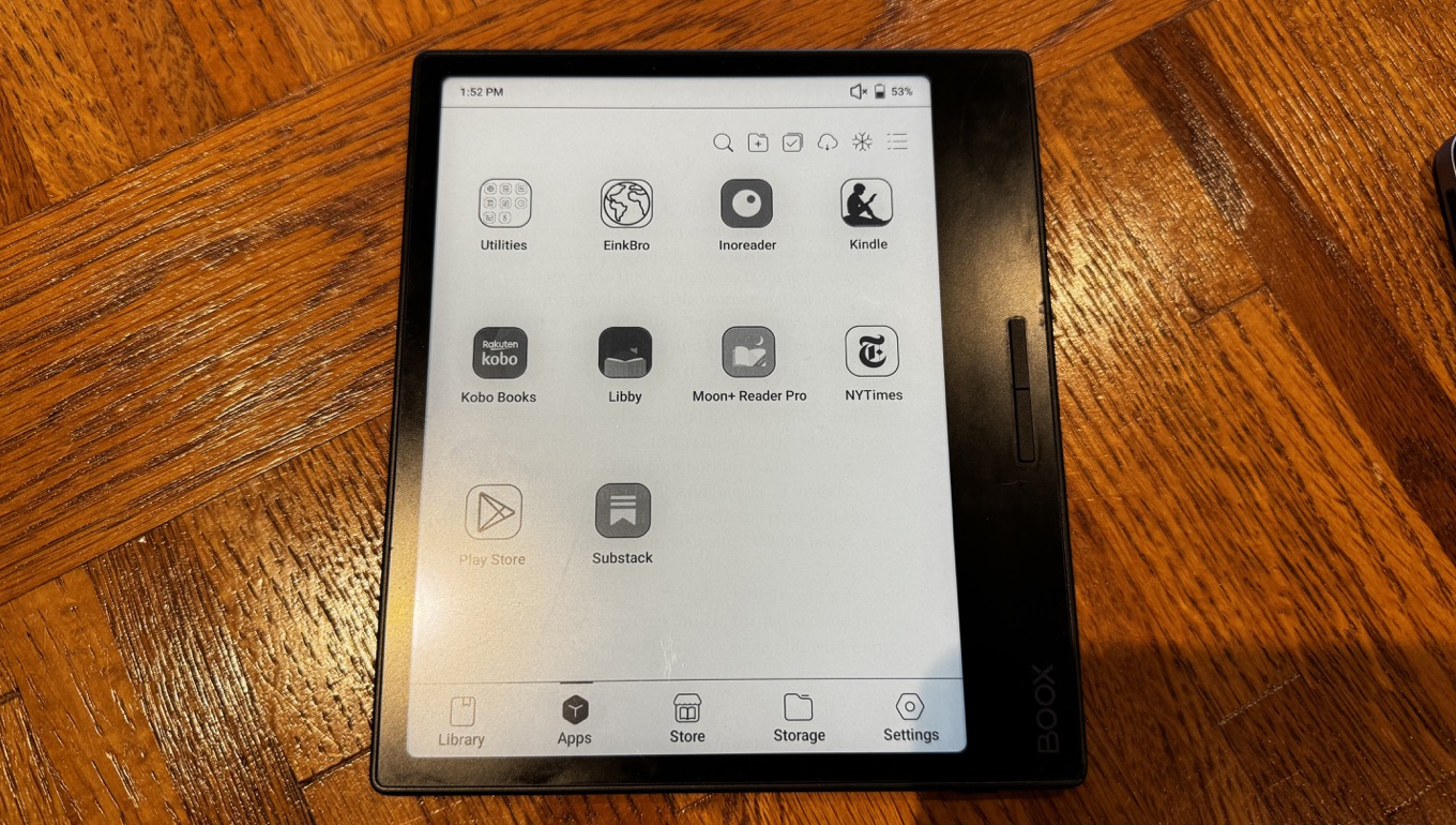 blokada ekranu czytnika e-booków w trybie ciemnym