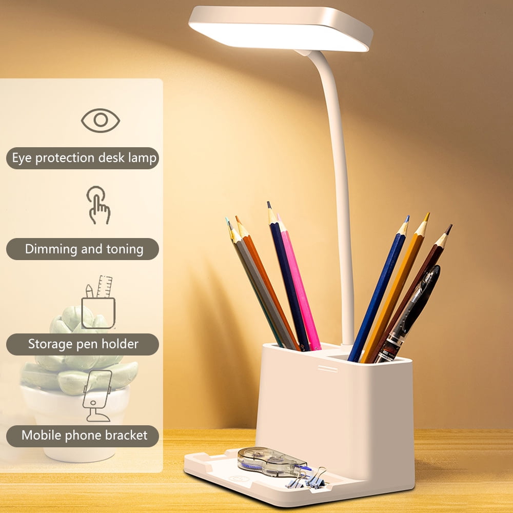 test bezcieniowy lampy biurkowej dziecka porównanie cienia bez i z lampą ochronną na kartce